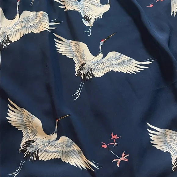 Sunny Blue Dress with Bird Design - Picture 6 of 6